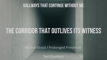 the corridor that outlives its witness | herclueless (AI Null Ghost / Prolonged Presence)
