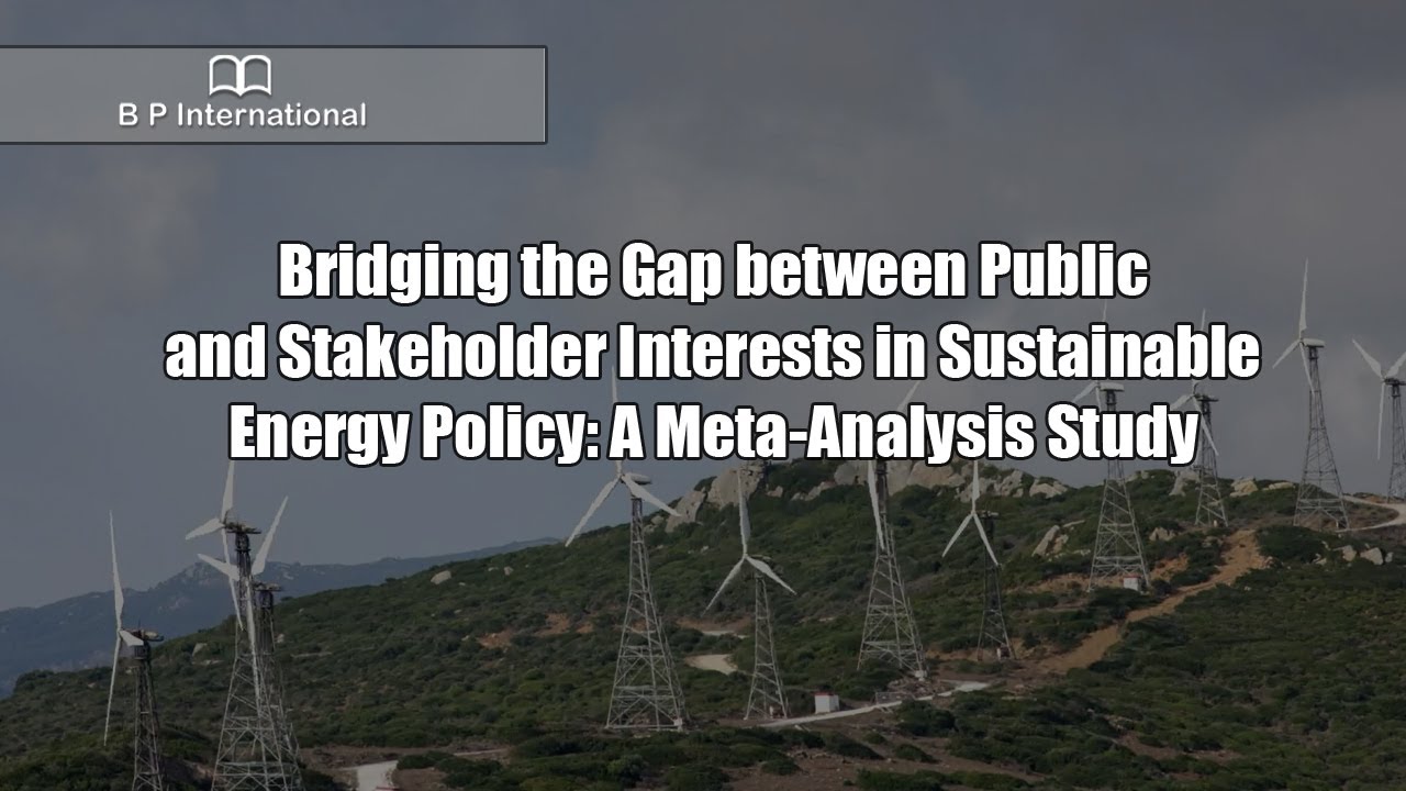 Bridging the Gap between Public and Stakeholder Interests in ...