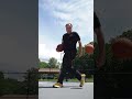 It was hot, don't try I'm a professional with light ball, don't land on the ball with your feet