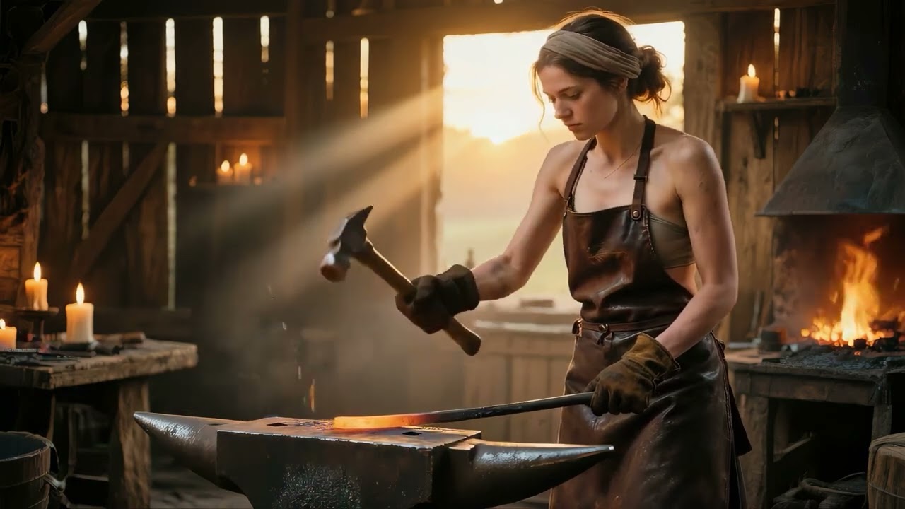 Anvil Prayer | Epic Blacksmith Metal with Deep Male Vocals (Orchestral Power Track)