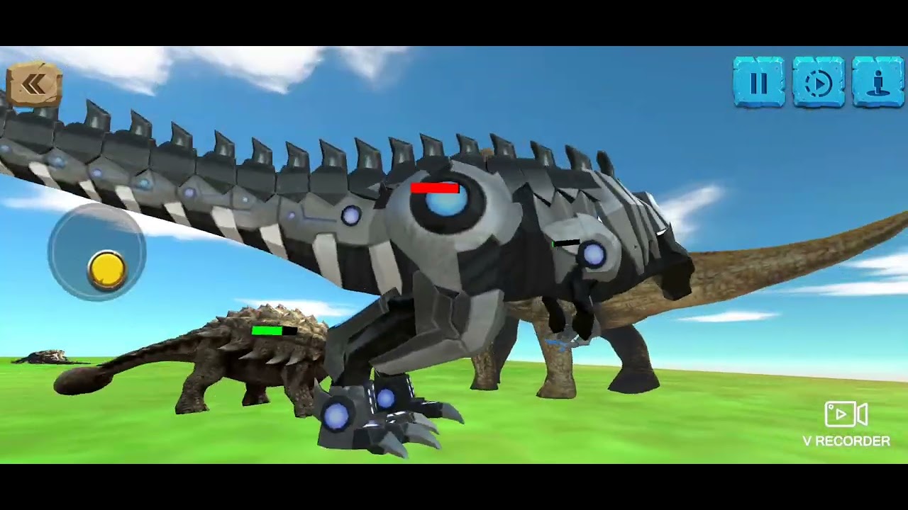 Mai nhật nam chơi khủng long ăn cỏ trong animal revolt battle simulator 