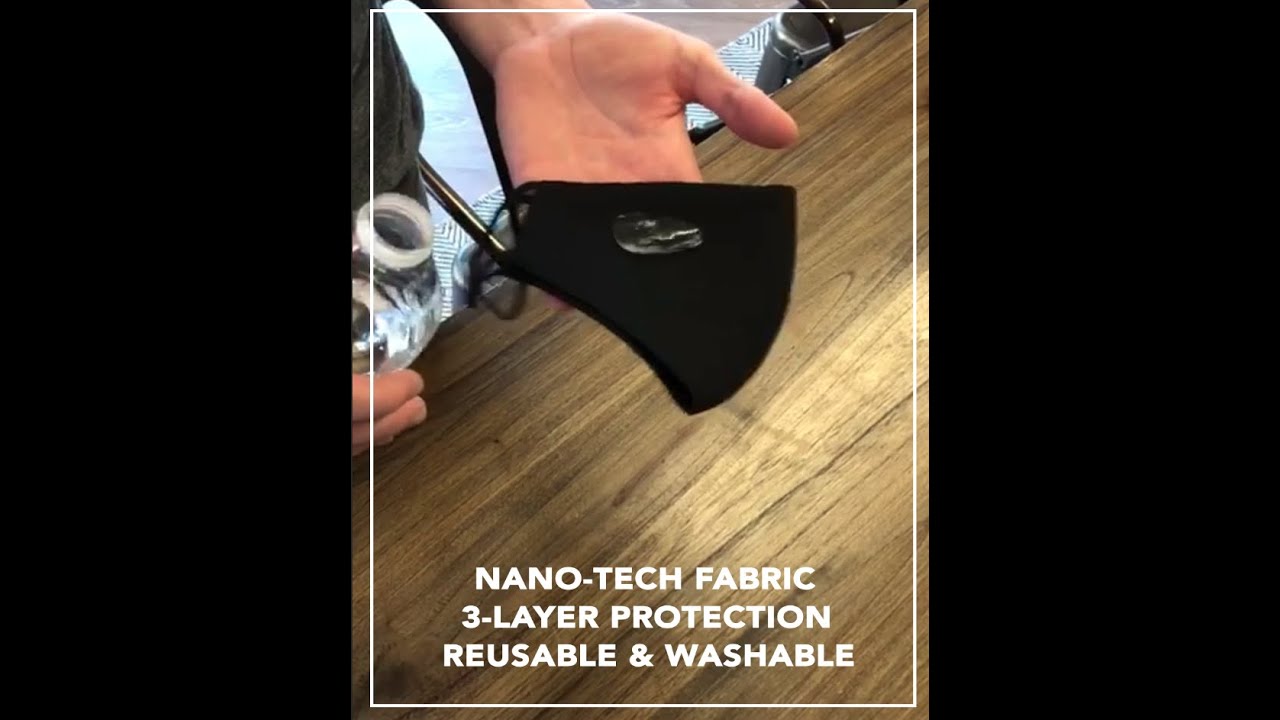 Company Branded Face Mask Demonstration