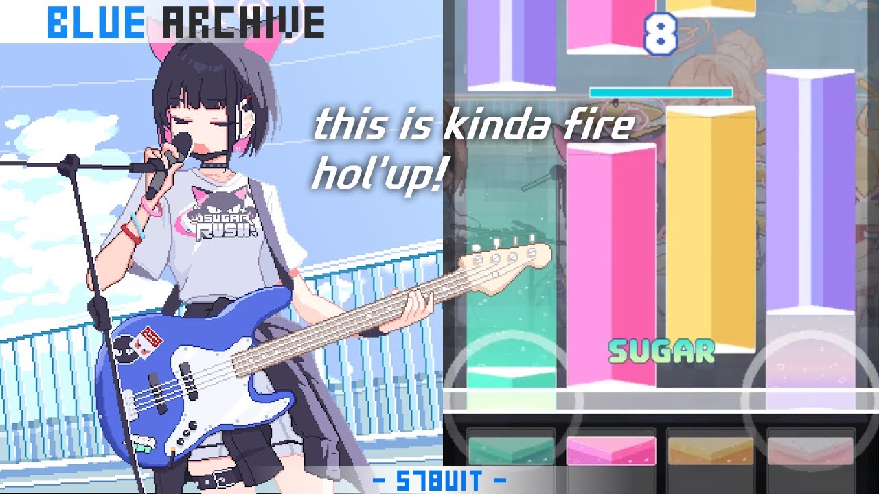 [RG Coverage???] rhythm gamer tried blue archive rhythm game event ...