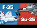 US F-35 vs Russian Su-35 Fighter Jet - Which Would Win? - Military Comparison