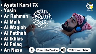 Quran recitation in a peaceful voice I Alfatiha, ayat alkursi, yasin, alwaqiah, arrahman, Alaa aqel