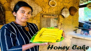 Honey cake called PAN CAKE ? is one of the sweet tea time food in Sri Lanka by mom|village kitchen