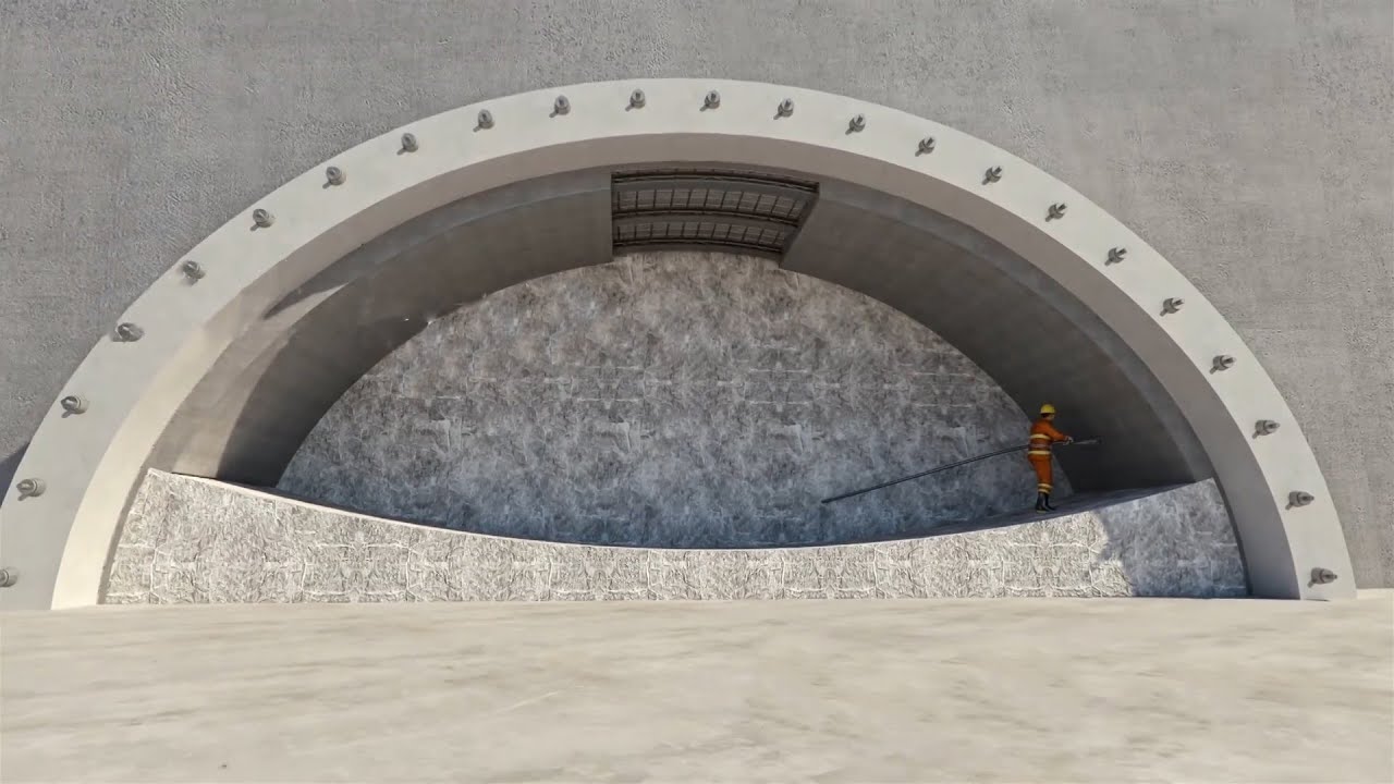 如何在大山深处修建一条隧道?|how to build a tunnel? - YouTube