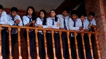 After winning IOE ROBOCON title - demonstration in khwopa engineering college