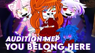 ||❗️REPOST❗️||🍇You Belong Here AUDITION MEP!🍇||OPEN||28/31|| FNaF||(READ DESC)||