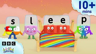 bedtime themed words learn spell learn read spell kids alphablocks