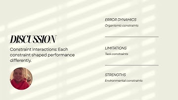 Constraints Led Approach