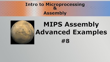 C&AI CS-222  Intro to Microprocessing & Assembly || Advanced Examples MIPS Assembly
