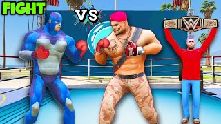 Big Fight Rope Hero Vs Dengerous Villain In Gta 5 | Rope Hero Vice Town | GTA V | Black Spider 2.0