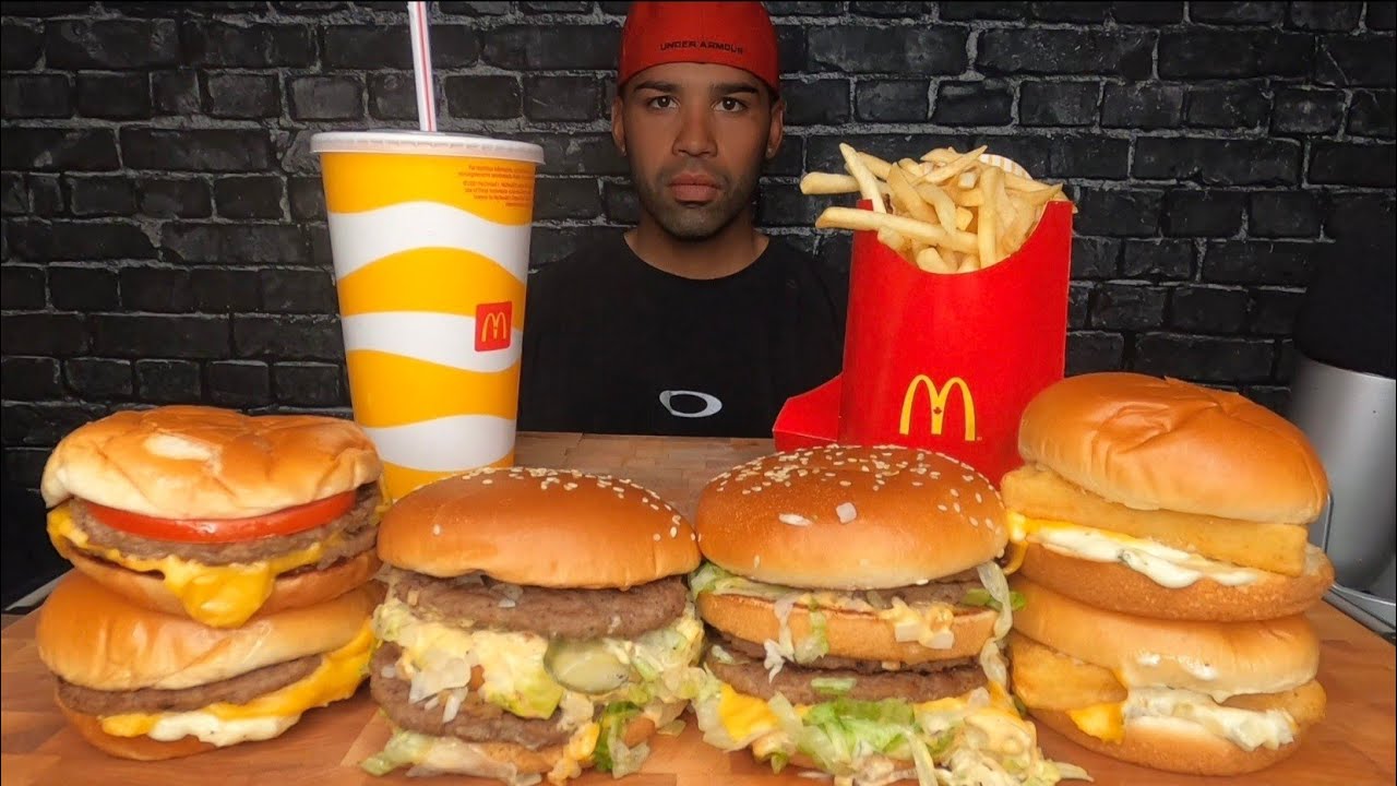 (ASMR) MCDONALD'S MUKBANG