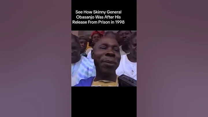 See how  Obasanjo looks when he was released from prison