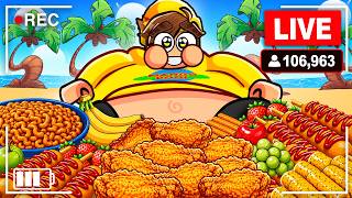 Roblox STREAM A MUKBANG! screenshot 1