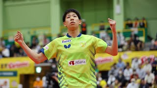 手塚崚馬 スーパープレー&ヒーローインタビュー T.T彩たま vs 静岡ジェード ノジマTリーグ2023-2024  2023年10月21日 浦和駒場体育館【卓球Tリーグ公式】