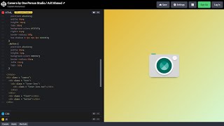 ASMR Programming - CAMERA in HTML & CSS - No Talking