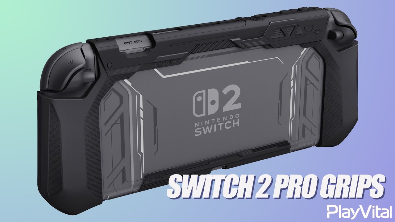 PlayVital Nintendo Switch 2 METEOR Ergonomic Protective Cover Features & Installation