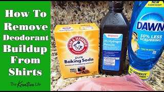 How to Remove Deodorant Buildup from Shirts - YouTube How to Remove Deodorant Buildup from Shirts - YouTube