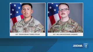 Trump will go to Delaware for the dignified transfer of the 2 National Guard members killed in Syria
Trump will go to Delaware for the dignified transfer of the 2 National Guard members killed in Syria Trump will go to Delaware for the dignified transfer of the 2 National Guard members killed in Syria