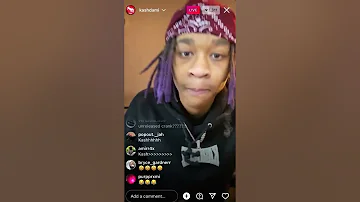 KA$HDAMI ON IG LIVE DISSING IAYZE AND SHOWS SNIPPET