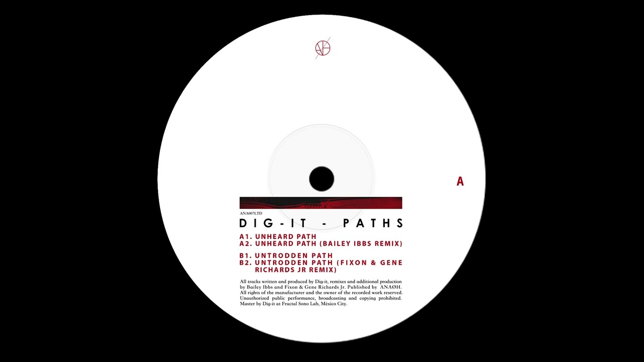 Tonton Dig-it - Unheard Path (Bailey Ibbs Remix) [ANA007LTD] di YouTube