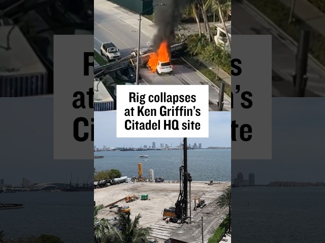 Rig collapse at Ken Griffin's Citadel HQ site