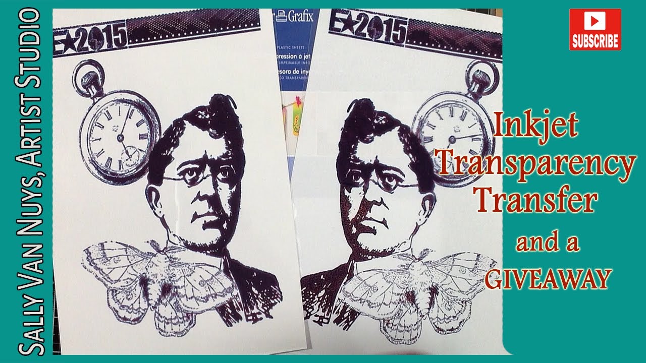 Inkjet Transparency Transfer & a Givewaway