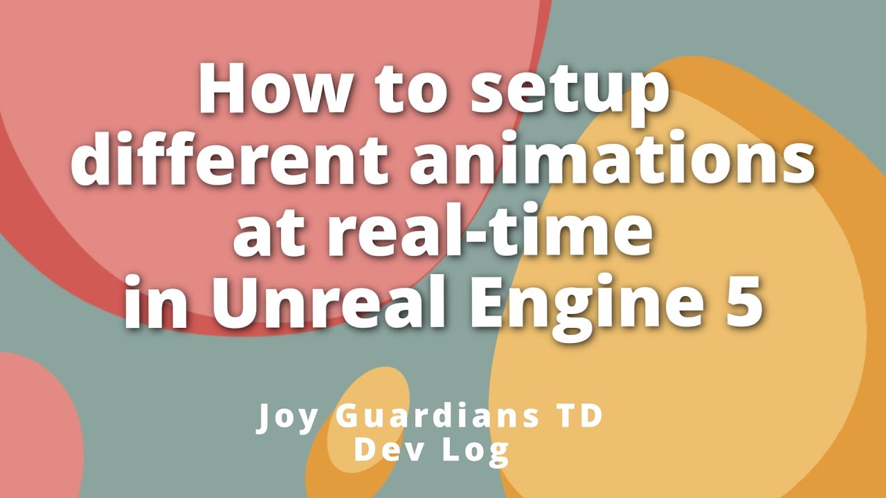 JGTD - Unreal Engine 5 Tutorial: How to setup different animations at ...