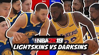 Dark Skin NBA Players vs Light Skin NBA Players (NBA 2K19)