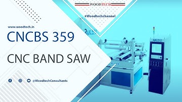 WOODTECH CONSULTANTS - MODEL - CNCBS 359 CNC BAND SAW #woodtechchannel #factoryshorts