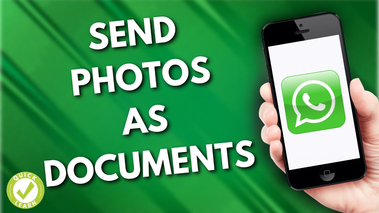 How To Send Photos As Documents On Iphone Whatsapp
