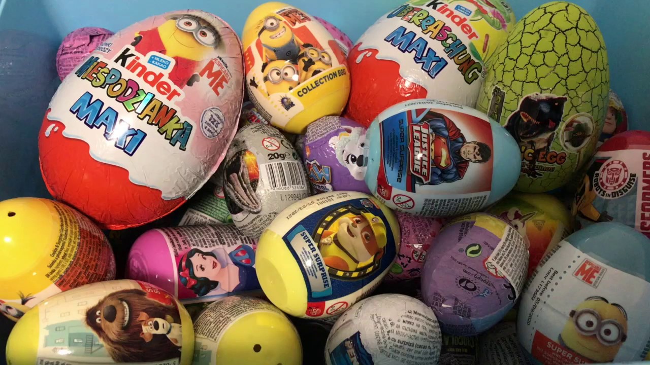 50 SURPRISE EGGS !!!! - YouTube