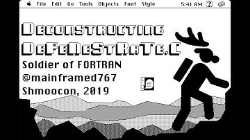 Shmoocon 2019 -  Deconstructing DeFeNeStRaTe.C