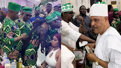 Saidi Balogun play his role @ Fathia Balogun Father's Burial Ceremony & Arrival of Mc Oluomo team