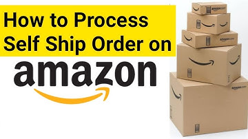 How to Amazon Ship Self Ship Orders with 3rd party Courier or logistics (2024)
