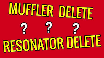 MUFFLER DELETE or RESONATOR DELETE: Which One Should You Do? - Exhaust Mods!