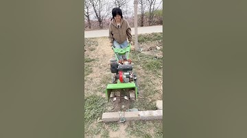 Microtillage Diesel 4WD Rotary Tillage Rotary Tillage Weeding and Ditching machine