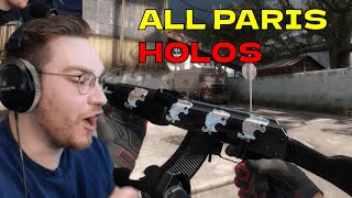 Ohnepixel Rates Paris Major Holo Stickers