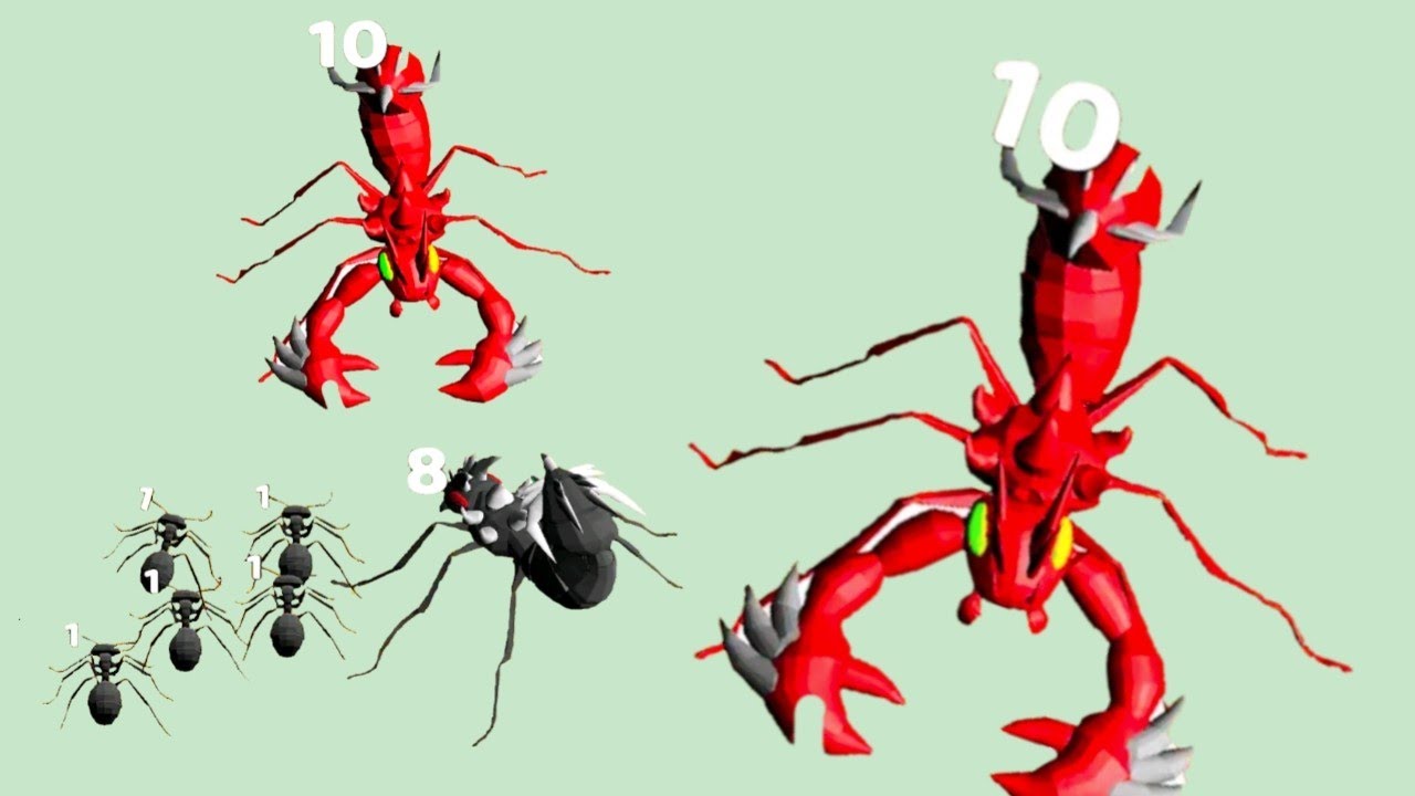 Ant Merge : lnsect Fusion MAX Level Part 1 - YouTube