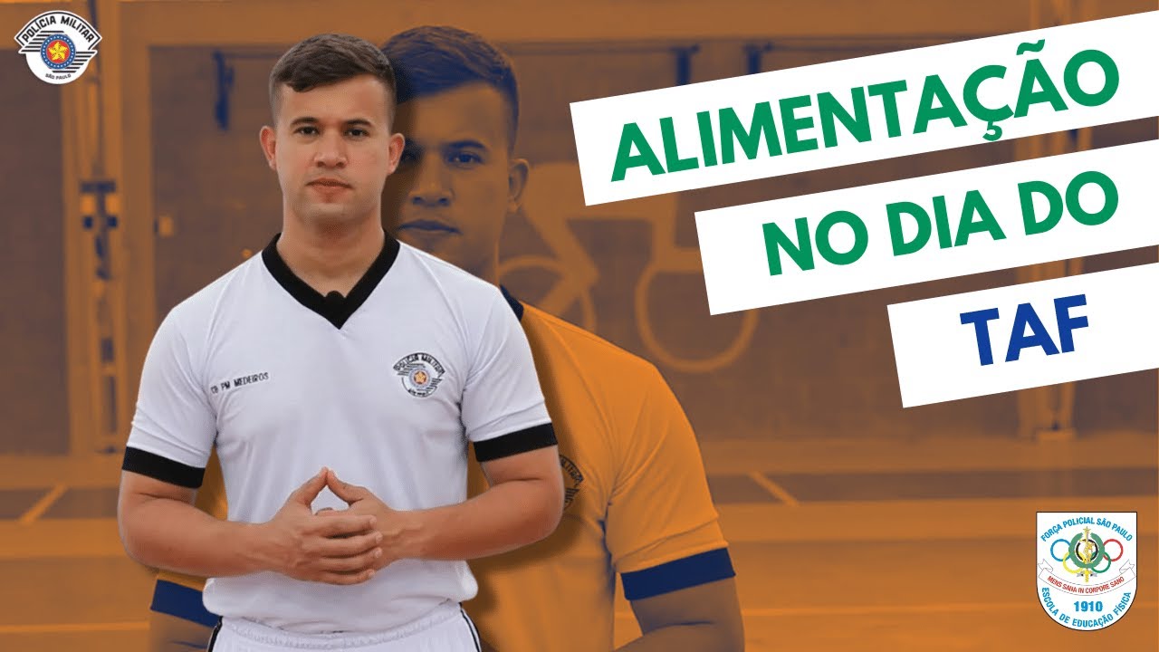 Alimentação no dia do TAF