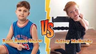 Kids Roma Show VS Adley McBride Transformation 👑 New Stars From Baby To 2024