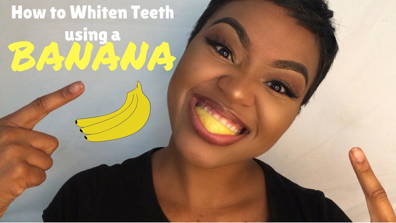 How To Whiten Teeth Using A Banana YouTube