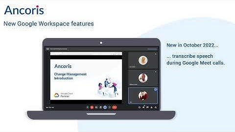 Transcribe speech during Google Meet calls