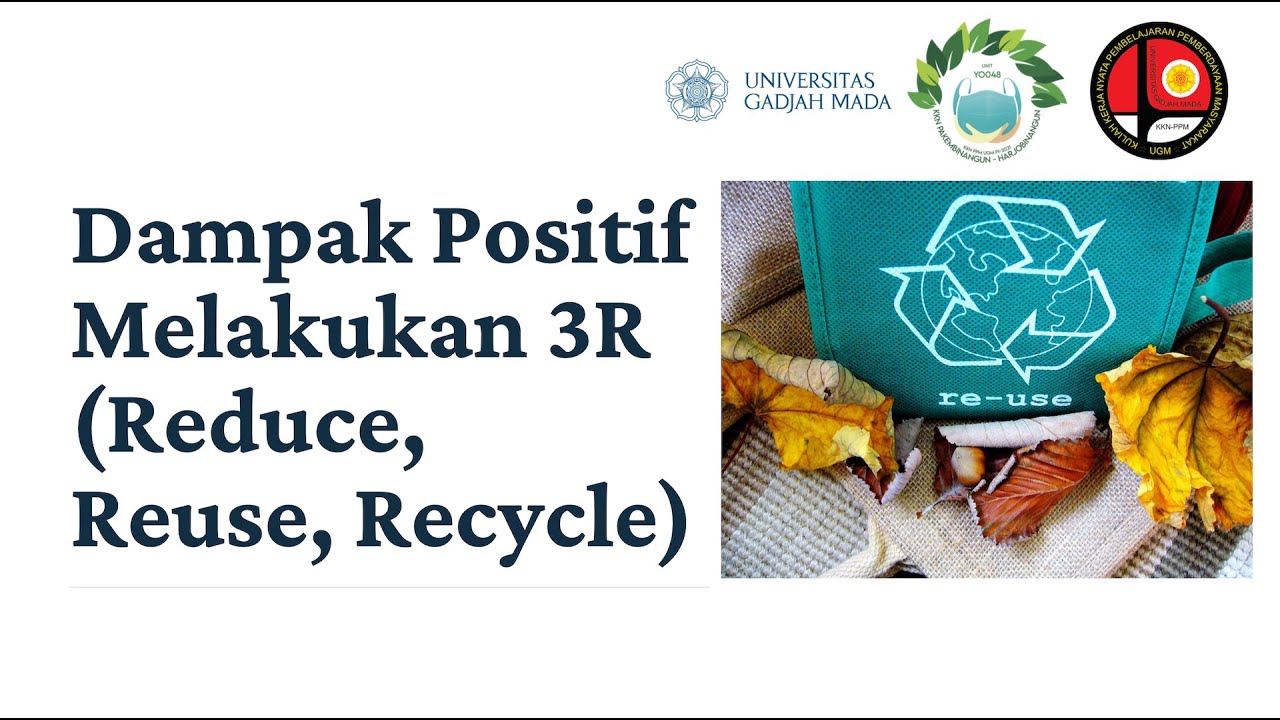 Sosialisasi 3R (Reduce, Reuse, Recycle) - YouTube