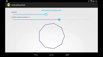 Draw Path of polygon on canvas of custom View
