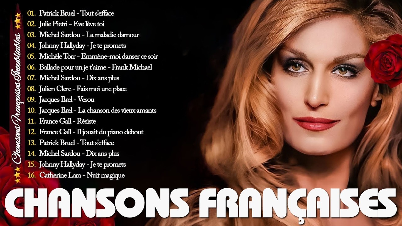 NOSTALGIE CHANSONS - Musique Francaise Année 80 90 ❤️ French Paris Chanson