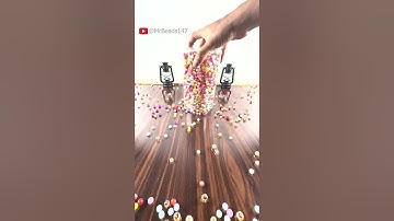 🌈 Beads Rolling Backward | Hypnotic Calming ASMR Flow