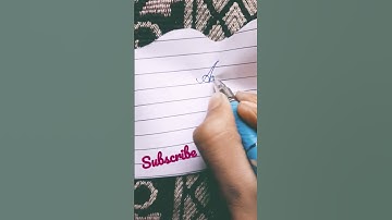 aafiya name cursive writing#writing cursive#short